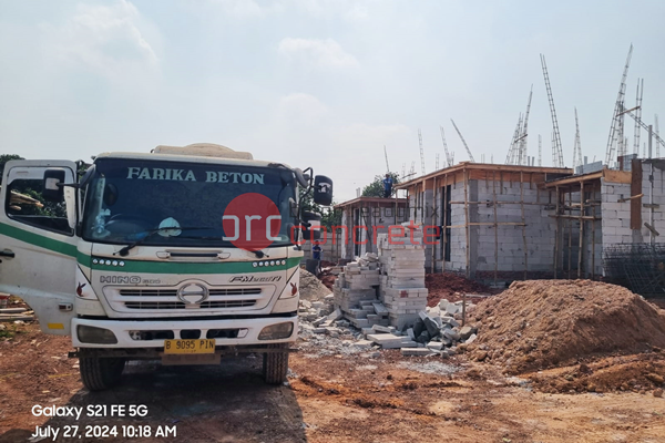 Readymix untuk Cor Rumah di Jatibaru Cikarang Timur