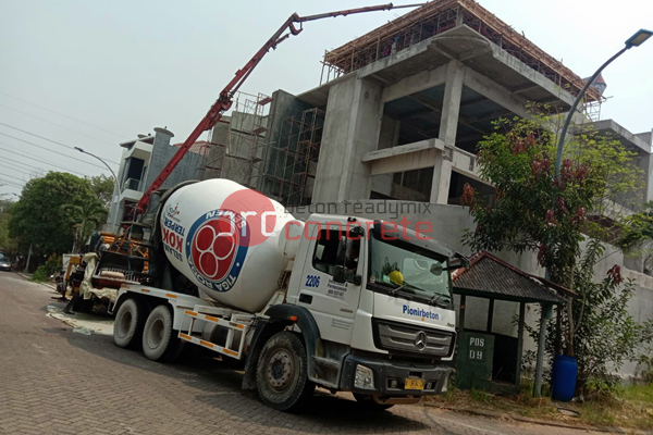 Readymix untuk Cor Jalan di Danau Indah Cikarang Barat