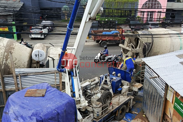 Harga Sewa Concrete Pump di Harapanmulya Bekasi